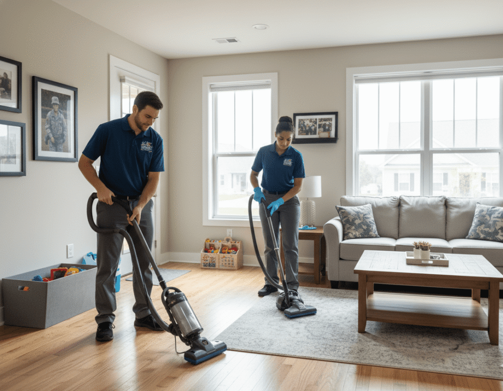 Professional house cleaning services Clarksville TN near Fort Campbell - ValuePro military-friendly cleaning team