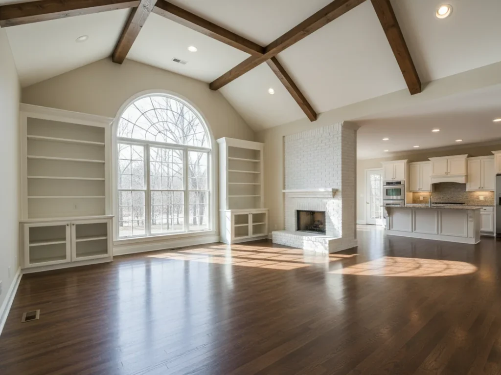 Empty Chesterfield home after move out cleaning job by ValuePro Cleaning