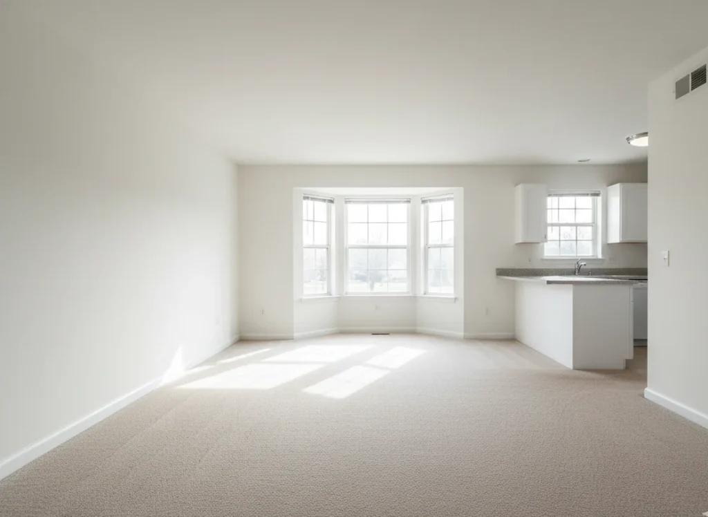 Emtpy apartent after a professional move out cleaning job in Ballwin