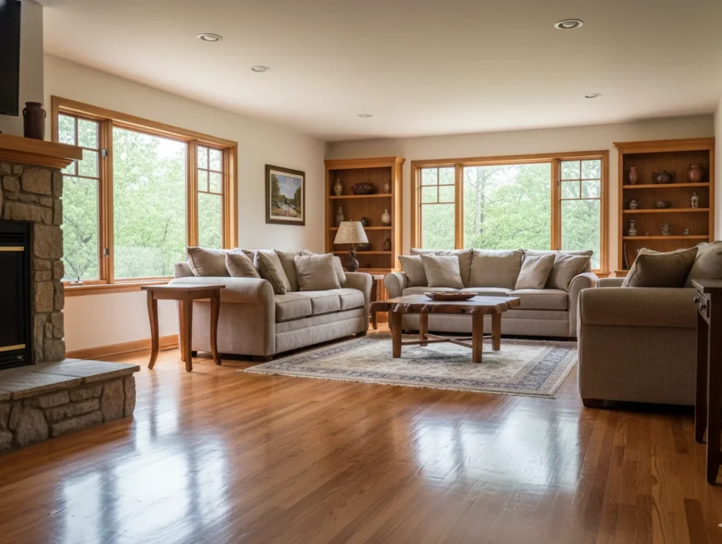 Sparkling clean Springfield MO Ozarks home after professional deep cleaning service