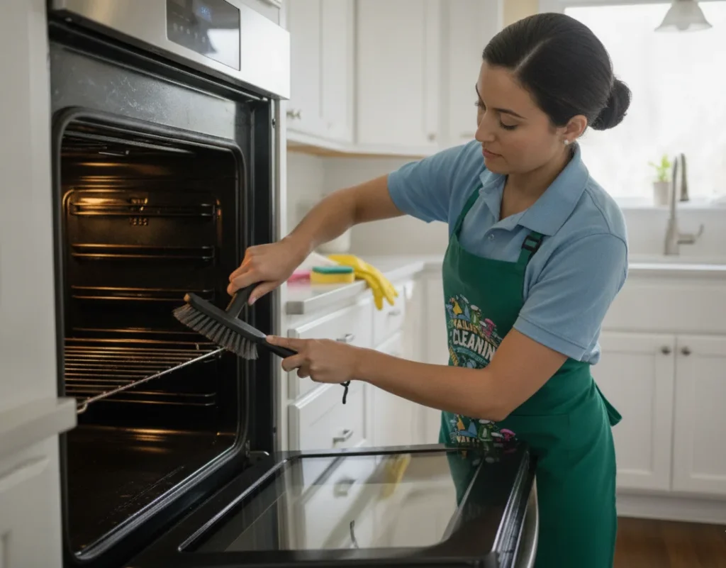 Deep cleaning service in Florissant MO – kitchen and bathroom detail