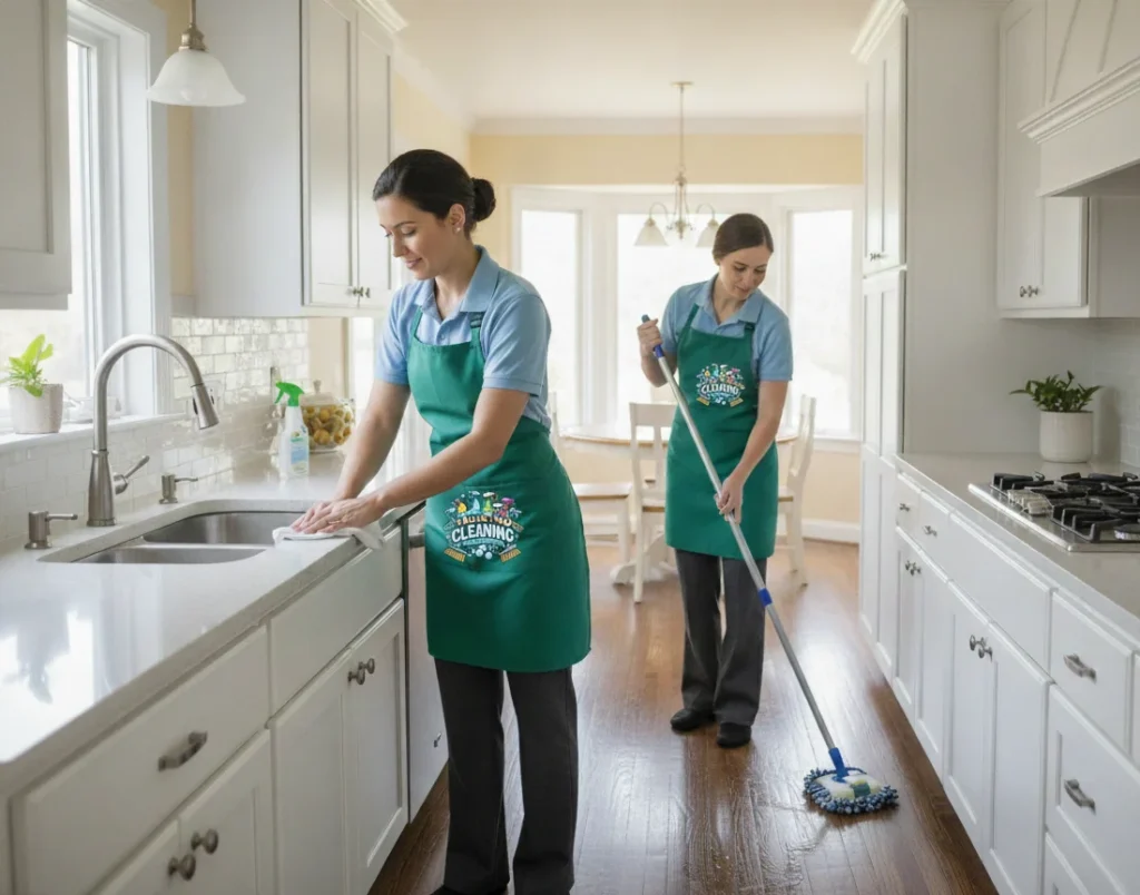 ValuePro maid service team cleaning a home in Florissant Missouri